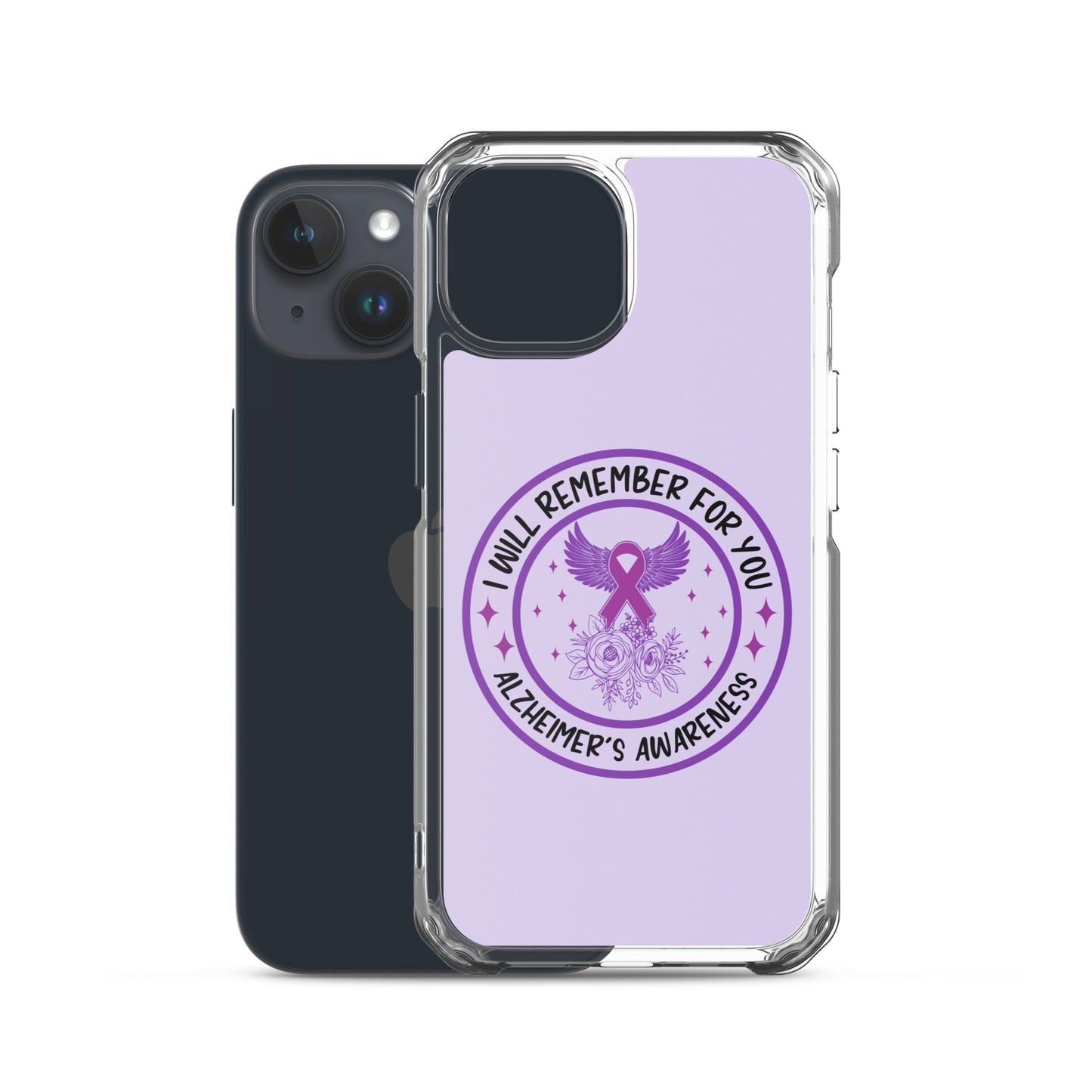 Alzheimer's Awareness Purple Perfect Fit Phone Case for iPhone®