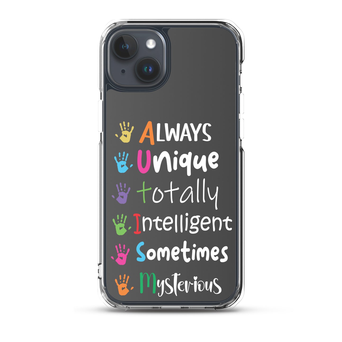 Autism Acceptance Together Eclipse Back Perfect Fit Phone Case for iPhone®