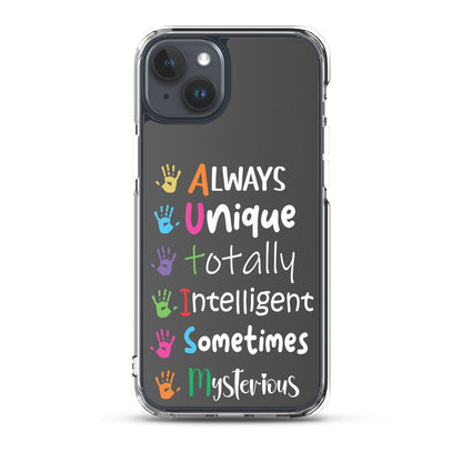 Autism Acceptance Together Eclipse Back Perfect Fit Phone Case for iPhone®