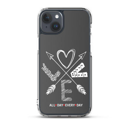 Love All Day Every Day Eclipse Back Perfect Fit Phone Case for iPhone®