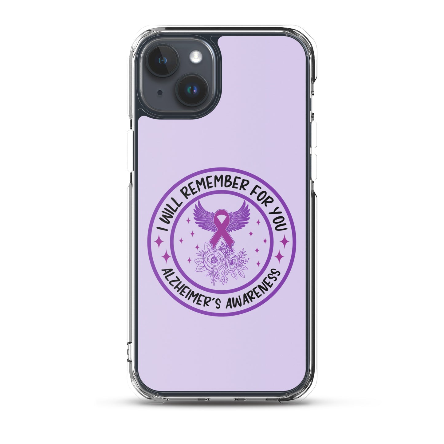 Alzheimer's Awareness Purple Perfect Fit Phone Case for iPhone®