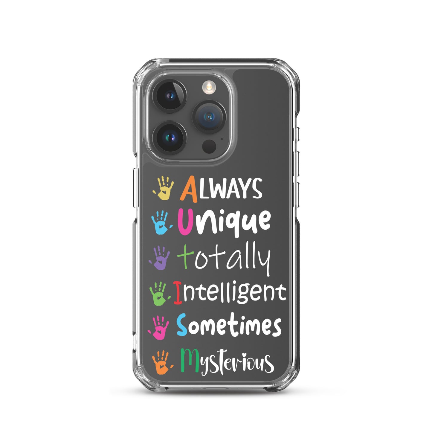 Autism Acceptance Together Eclipse Back Perfect Fit Phone Case for iPhone®