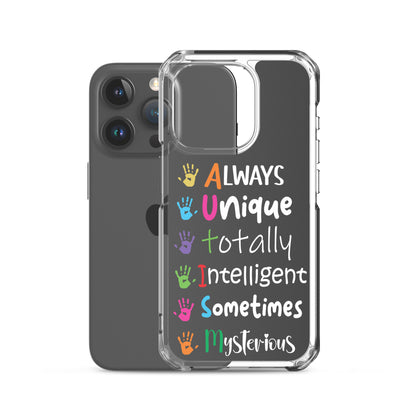 Autism Acceptance Together Eclipse Back Perfect Fit Phone Case for iPhone®