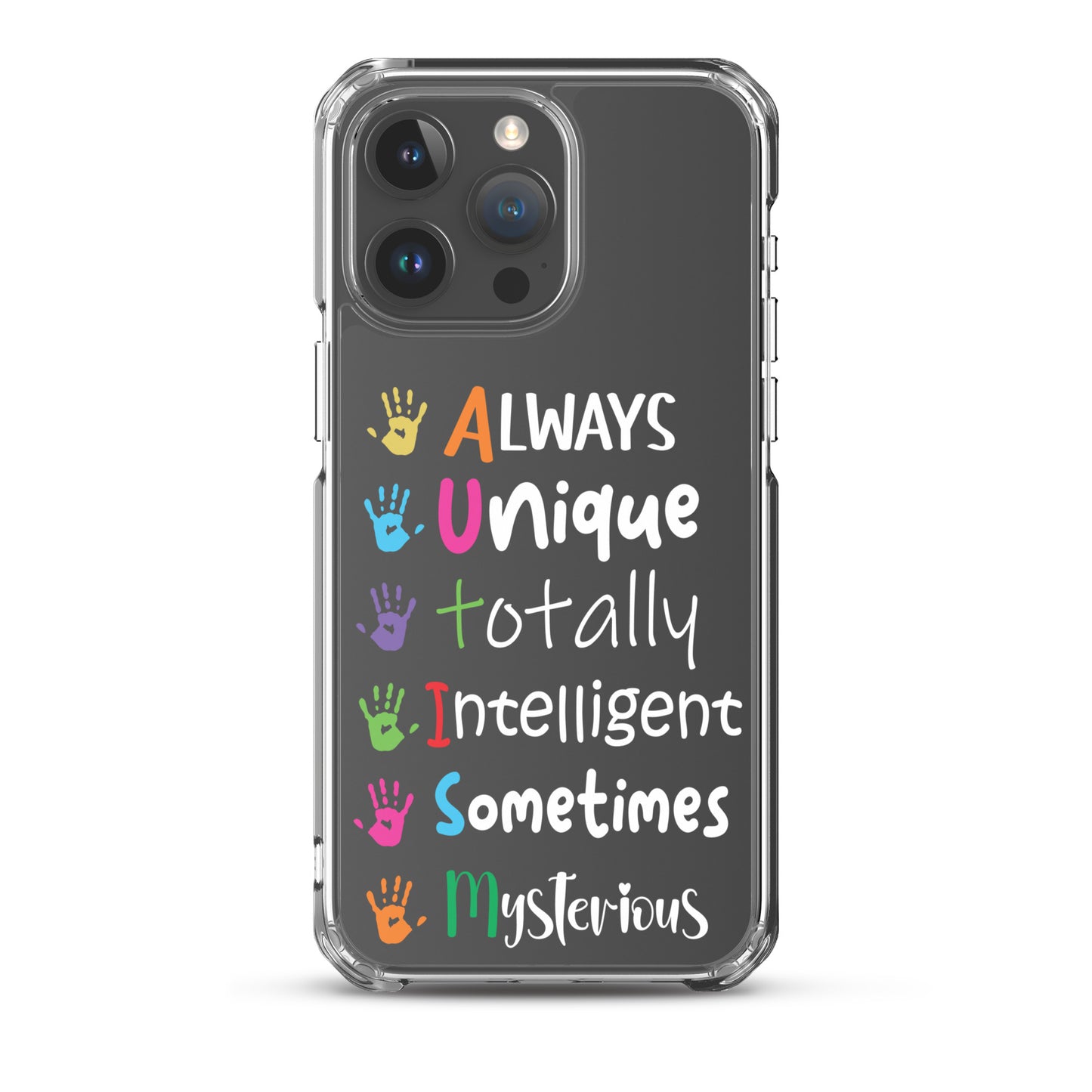 Autism Acceptance Together Eclipse Back Perfect Fit Phone Case for iPhone®