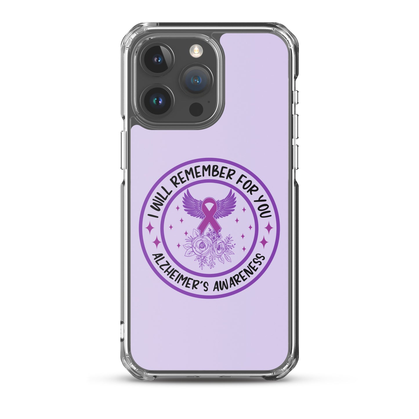 Alzheimer's Awareness Purple Perfect Fit Phone Case for iPhone®