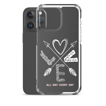 Love All Day Every Day Eclipse Back Perfect Fit Phone Case for iPhone®