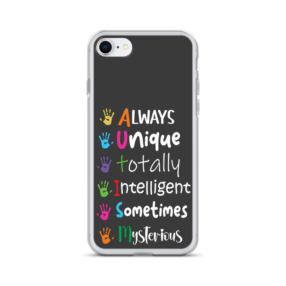 Autism Acceptance Together Eclipse Back Perfect Fit Phone Case for iPhone®