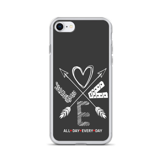 Love All Day Every Day Eclipse Back Perfect Fit Phone Case for iPhone®