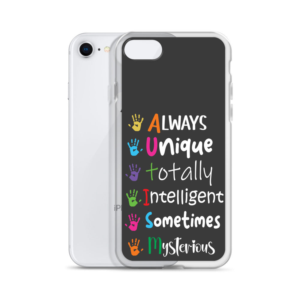 Autism Acceptance Together Eclipse Back Perfect Fit Phone Case for iPhone®