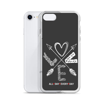 Love All Day Every Day Eclipse Back Perfect Fit Phone Case for iPhone®