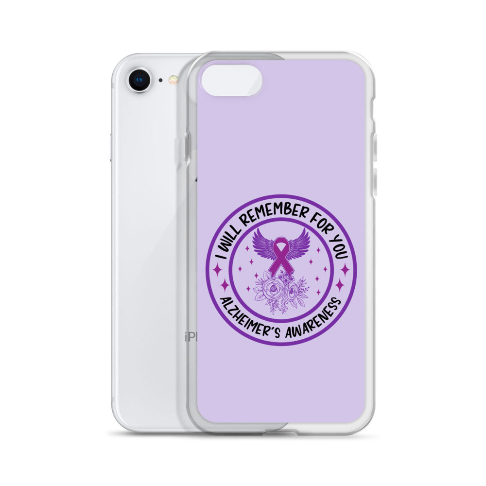 Alzheimer's Awareness Purple Perfect Fit Phone Case for iPhone®