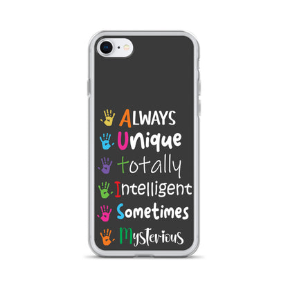 Autism Acceptance Together Eclipse Back Perfect Fit Phone Case for iPhone®