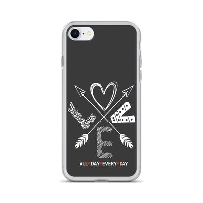 Love All Day Every Day Eclipse Back Perfect Fit Phone Case for iPhone®