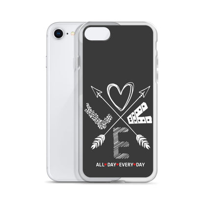 Love All Day Every Day Eclipse Back Perfect Fit Phone Case for iPhone®