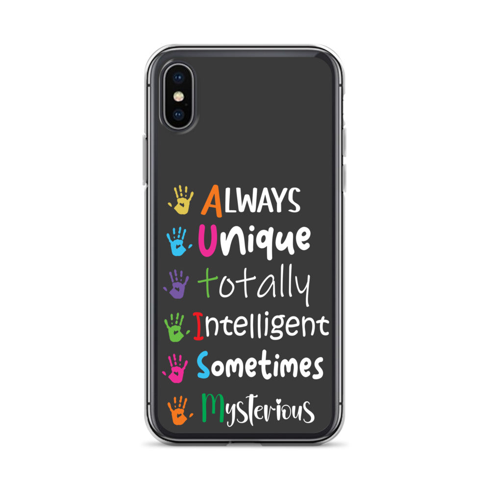 Autism Acceptance Together Eclipse Back Perfect Fit Phone Case for iPhone®