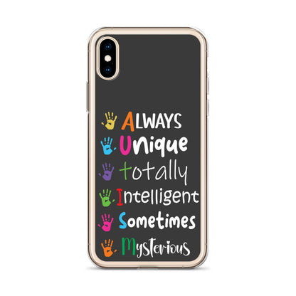 Autism Acceptance Together Eclipse Back Perfect Fit Phone Case for iPhone®