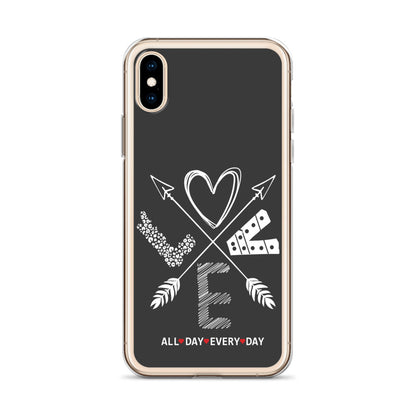 Love All Day Every Day Eclipse Back Perfect Fit Phone Case for iPhone®