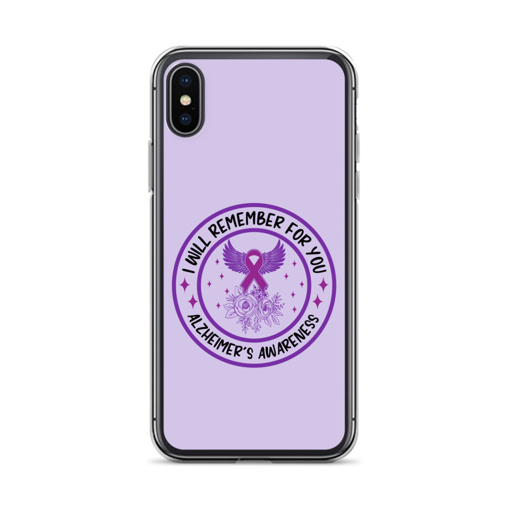 Alzheimer's Awareness Purple Perfect Fit Phone Case for iPhone®