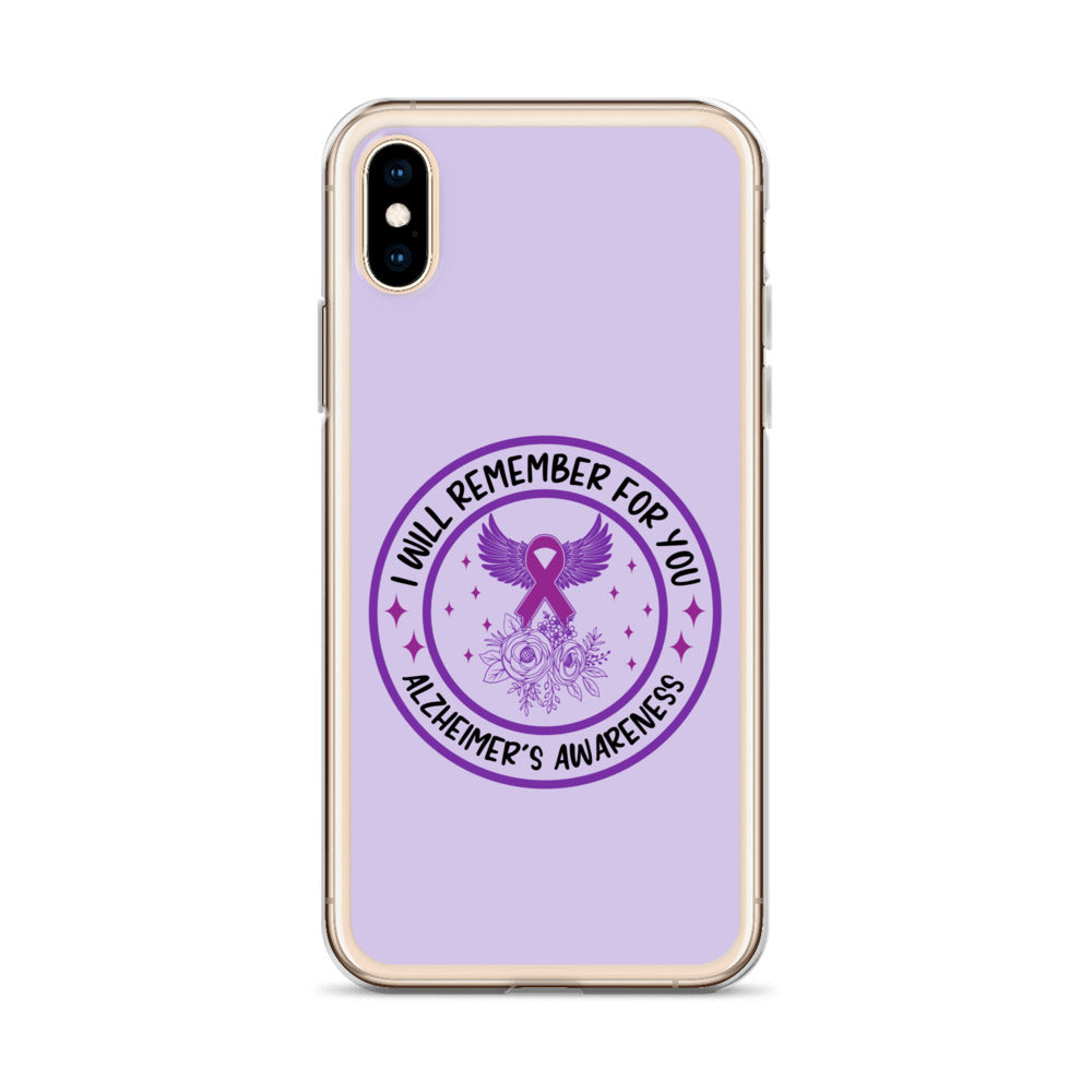 Alzheimer's Awareness Purple Perfect Fit Phone Case for iPhone®