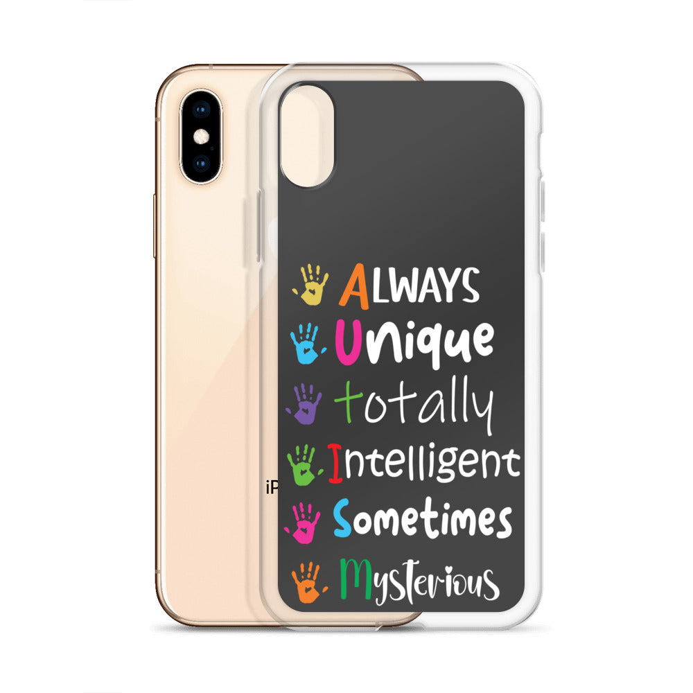 Autism Acceptance Together Eclipse Back Perfect Fit Phone Case for iPhone®