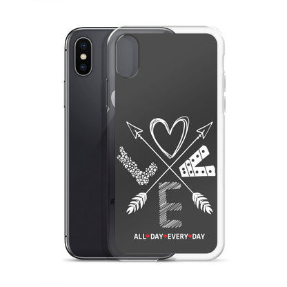 Love All Day Every Day Eclipse Back Perfect Fit Phone Case for iPhone®