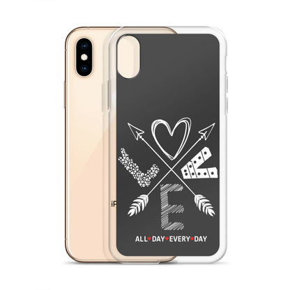 Love All Day Every Day Eclipse Back Perfect Fit Phone Case for iPhone®