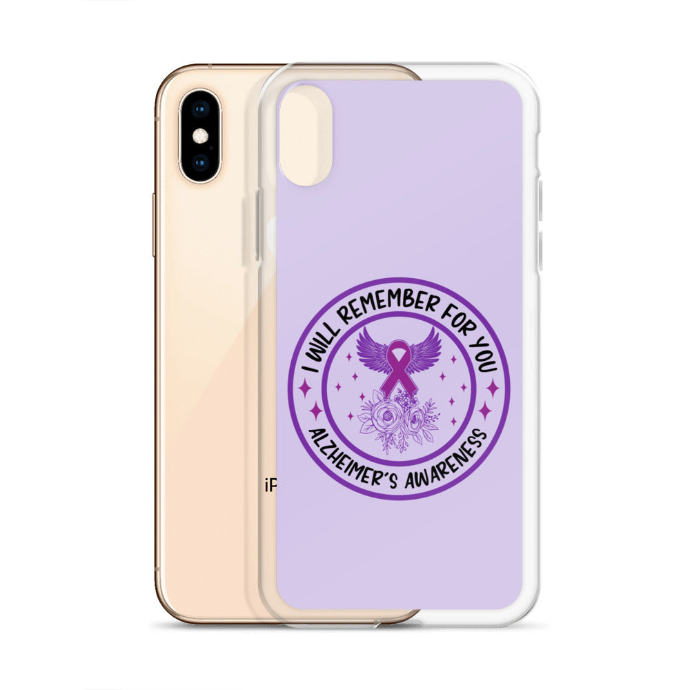 Alzheimer's Awareness Purple Perfect Fit Phone Case for iPhone®