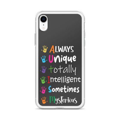 Autism Acceptance Together Eclipse Back Perfect Fit Phone Case for iPhone®