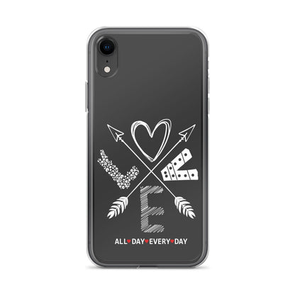 Love All Day Every Day Eclipse Back Perfect Fit Phone Case for iPhone®