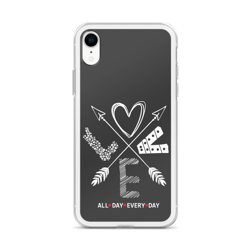 Love All Day Every Day Eclipse Back Perfect Fit Phone Case for iPhone®