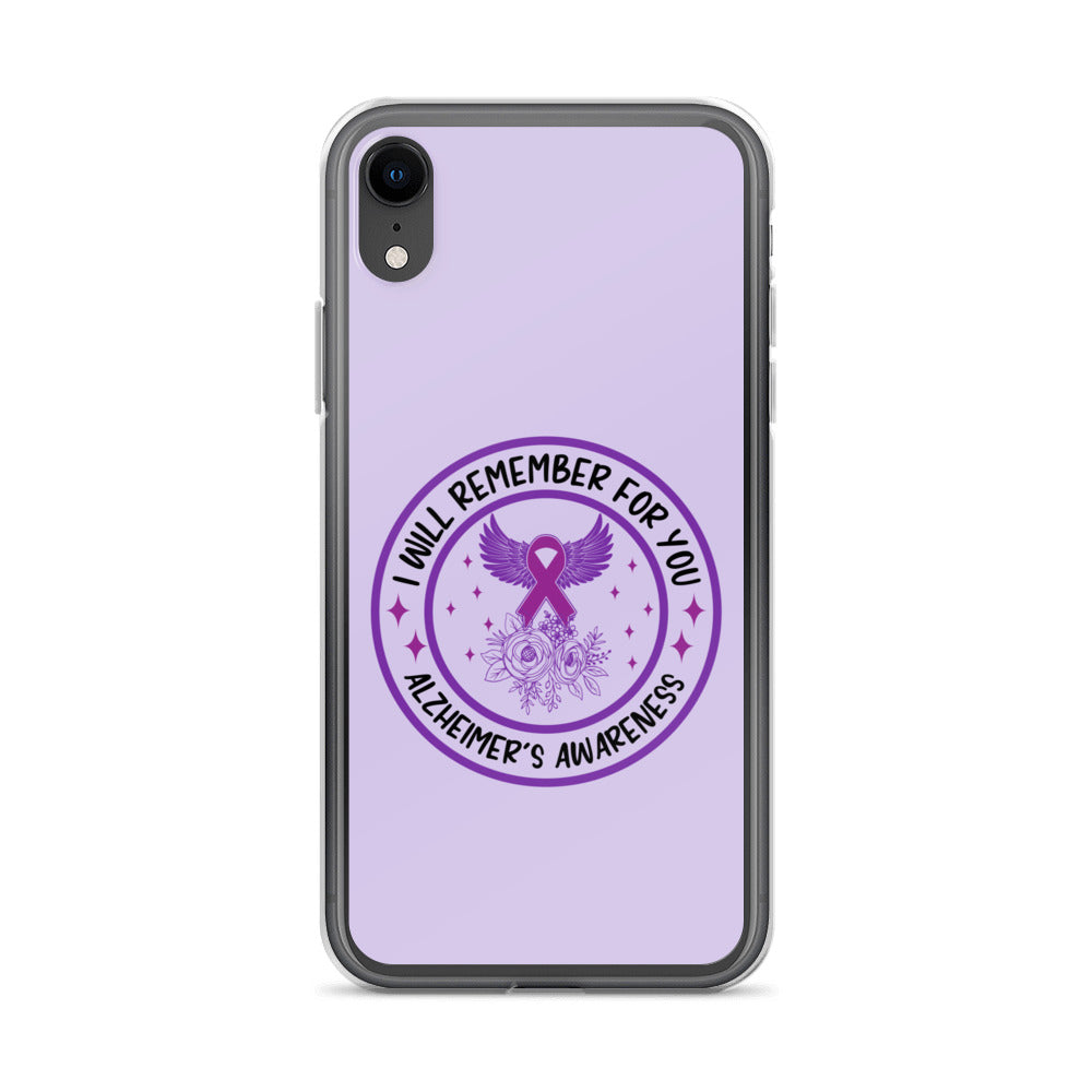 Alzheimer's Awareness Purple Perfect Fit Phone Case for iPhone®