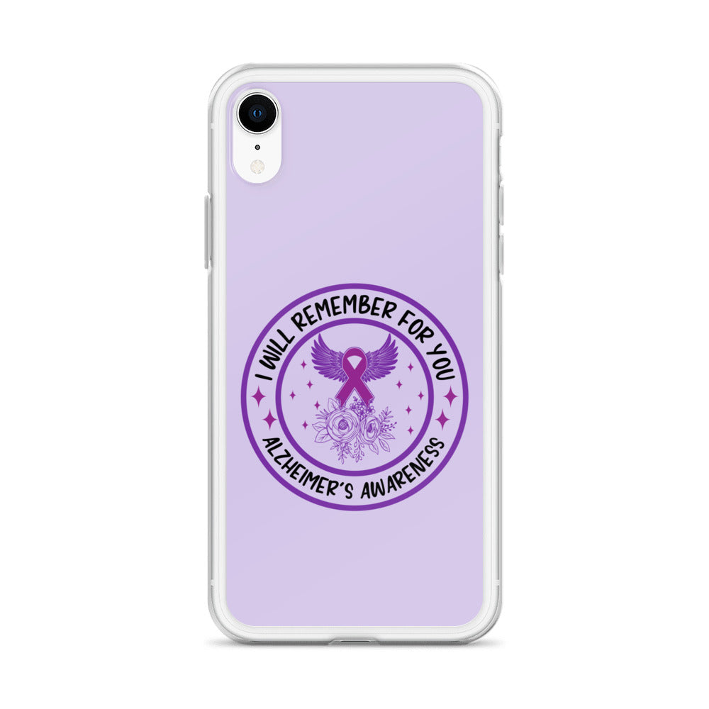 Alzheimer's Awareness Purple Perfect Fit Phone Case for iPhone®