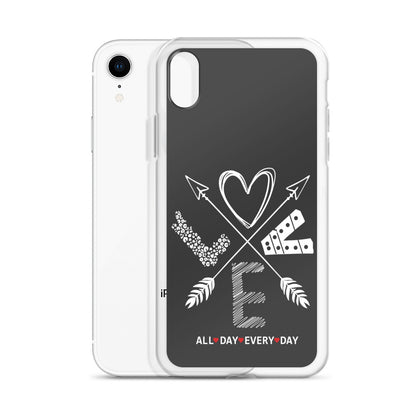 Love All Day Every Day Eclipse Back Perfect Fit Phone Case for iPhone®