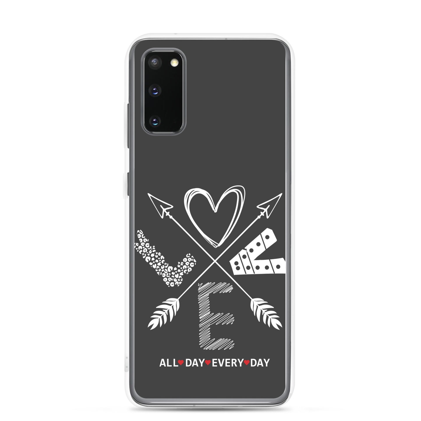 Love All Day Every Day Eclipse Back Perfect Fit Phone Case for Samsung®