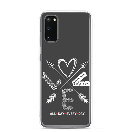 Love All Day Every Day Eclipse Back Perfect Fit Phone Case for Samsung®