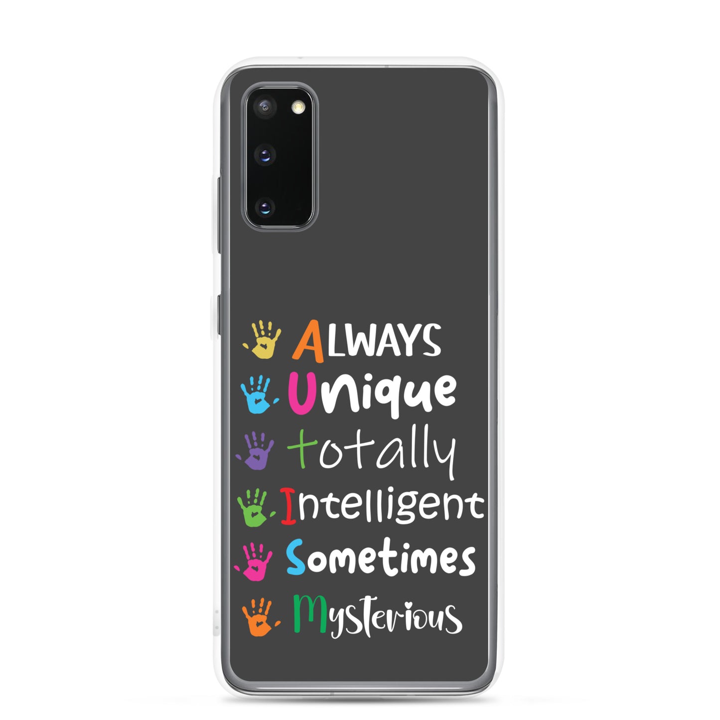 Autism Acceptance Together Eclipse Back Perfect Fit Phone Case for Samsung®