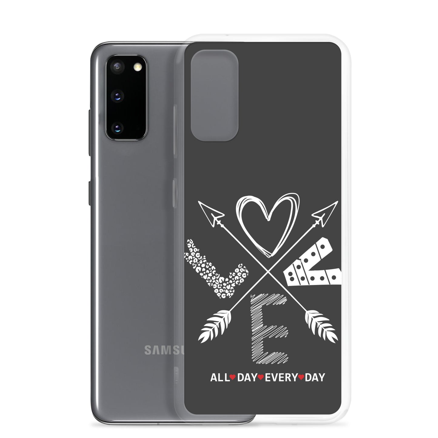 Love All Day Every Day Eclipse Back Perfect Fit Phone Case for Samsung®