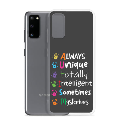 Autism Acceptance Together Eclipse Back Perfect Fit Phone Case for Samsung®