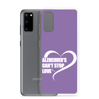 Alzheimer's Awareness Purple Perfect Fit Phone Case for for Samsung®