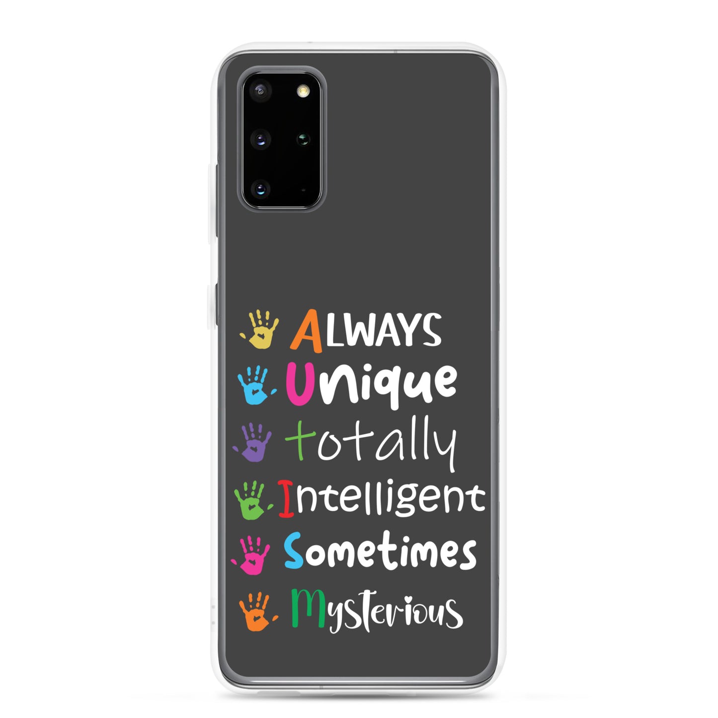 Autism Acceptance Together Eclipse Back Perfect Fit Phone Case for Samsung®