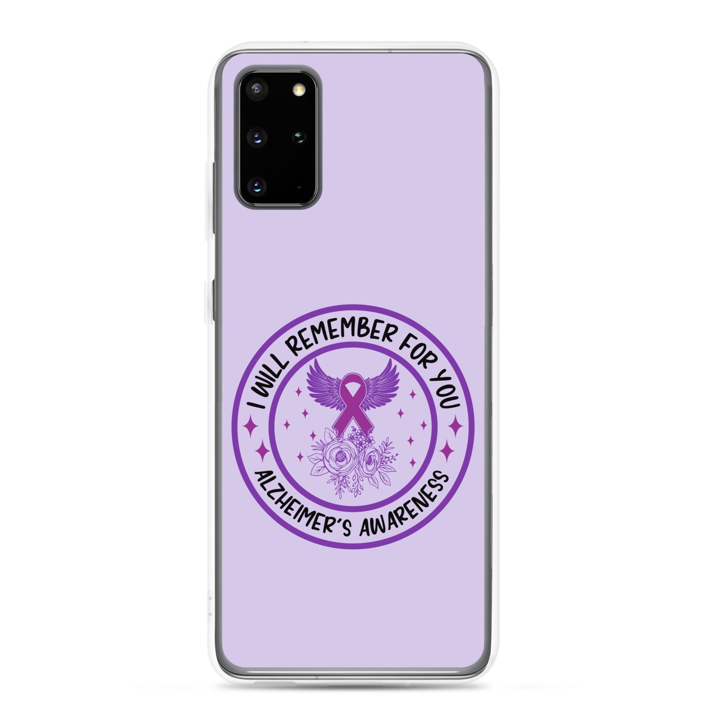 Alzheimer's Awareness Purple Perfect Fit Phone Case for for Samsung®