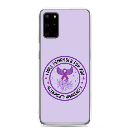 Alzheimer's Awareness Purple Perfect Fit Phone Case for for Samsung®