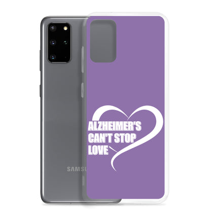 Alzheimer's Awareness Purple Perfect Fit Phone Case for for Samsung®