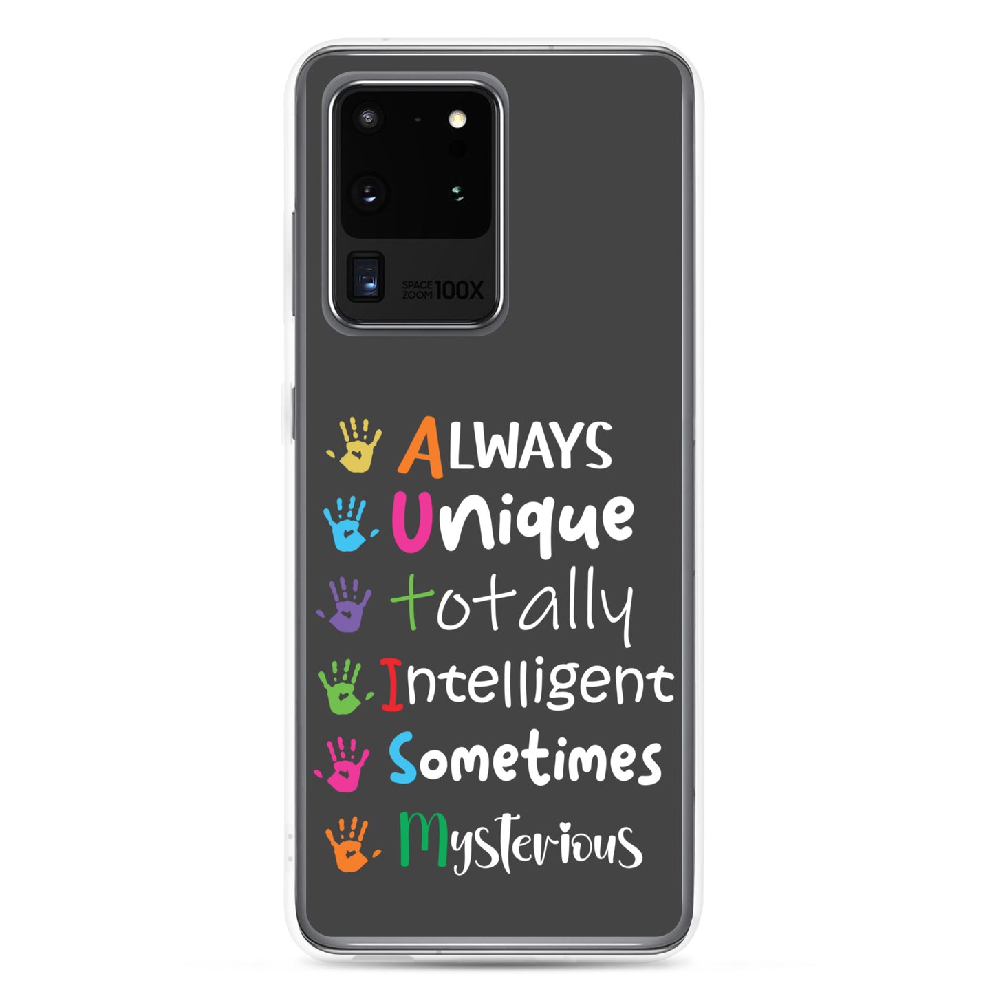 Autism Acceptance Together Eclipse Back Perfect Fit Phone Case for Samsung®