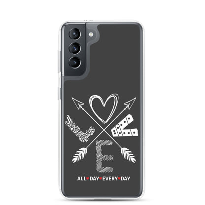 Love All Day Every Day Eclipse Back Perfect Fit Phone Case for Samsung®