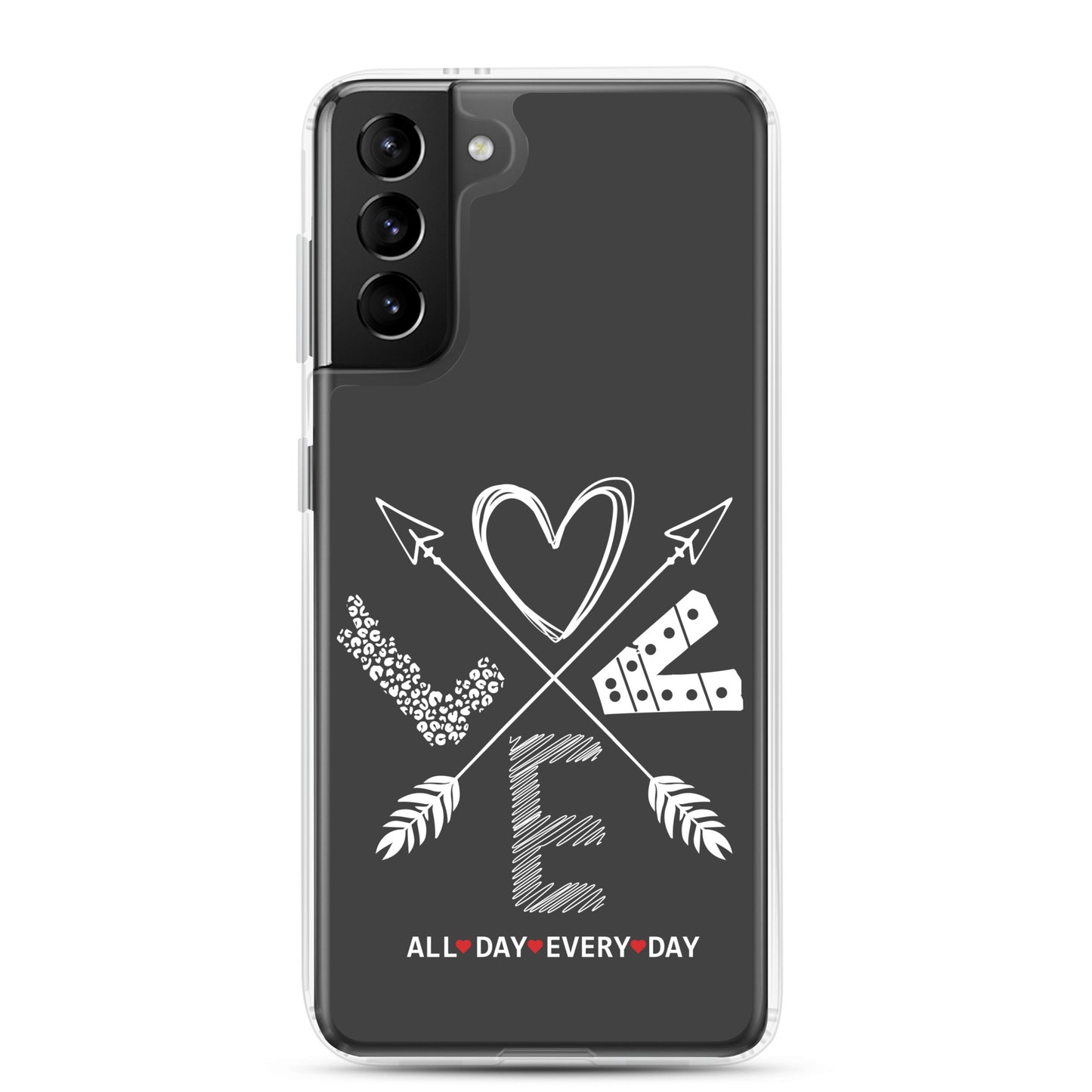 Love All Day Every Day Eclipse Back Perfect Fit Phone Case for Samsung®