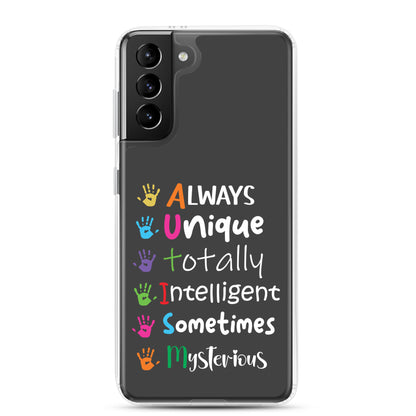 Autism Acceptance Together Eclipse Back Perfect Fit Phone Case for Samsung®