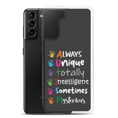 Autism Acceptance Together Eclipse Back Perfect Fit Phone Case for Samsung®