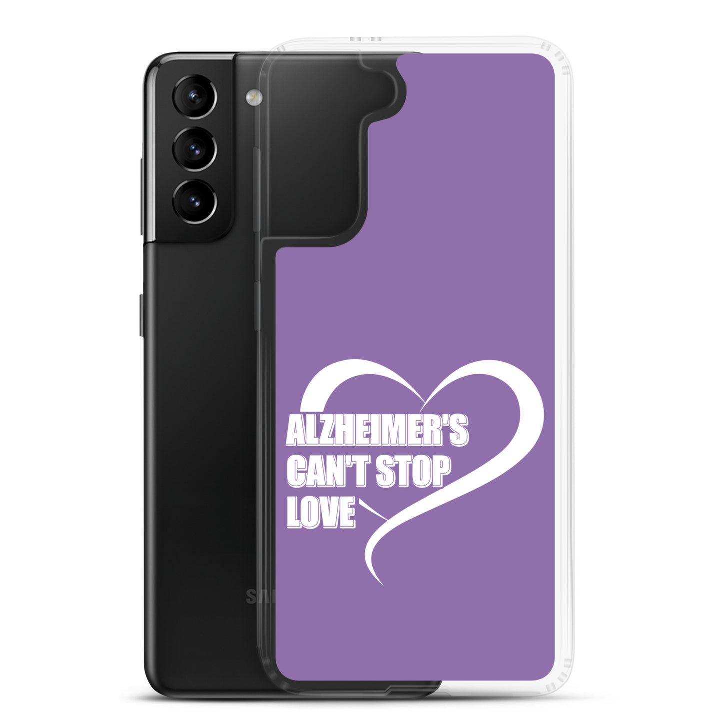 Alzheimer's Awareness Purple Perfect Fit Phone Case for for Samsung®