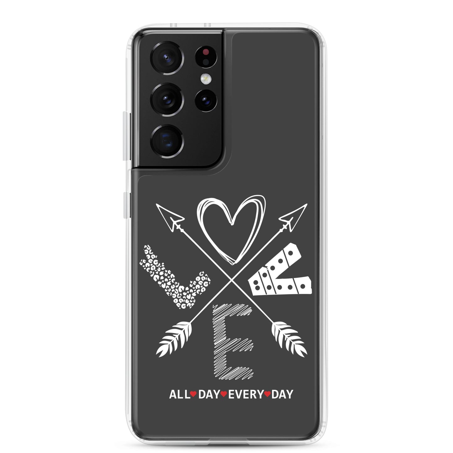 Love All Day Every Day Eclipse Back Perfect Fit Phone Case for Samsung®